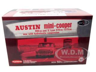 Brand new 118 scale diecast car model of Austin MK1 Mini Cooper S 