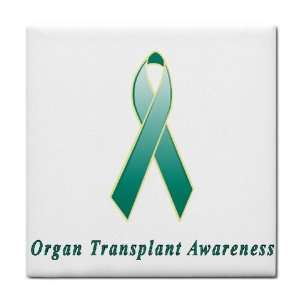  Organ Transplant Awareness Ribbon Tile Trivet Everything 