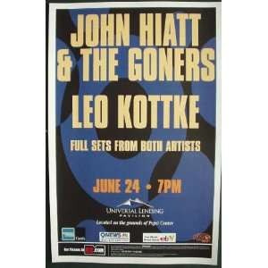 John Hiatt Leo Kottke Denver Original Concert Poster