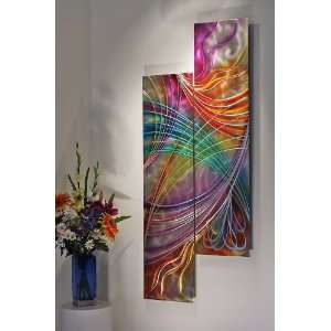  Rainbow Metal Wall Art, Designed by Wilmos Kovacs