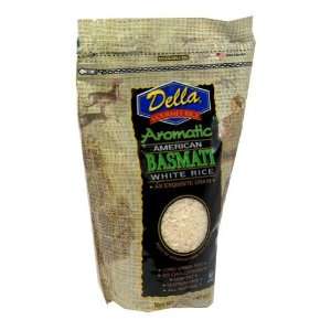  Della Gourmet, Rice Basmati White, 2.5 LB (Pack of 8 