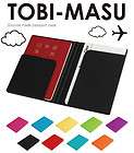 AUTH. TOBI MASU Silicone Passport Cover/Travel Ticket holder   p+g 