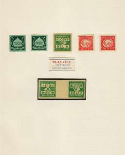   Delivery , Personal Delivery and Newspaper Stamps from 1919 to 1954