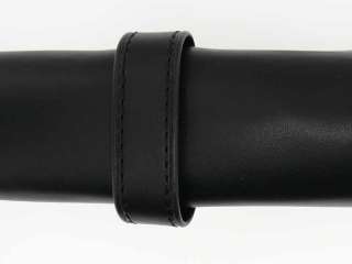 Black PU Leather Pen Carry Travel Case Single Brand NEW  