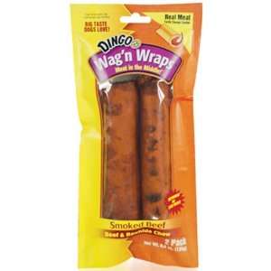  Dingo WagN Wraps Beef Basted & Rawhide Chew (2 pack) Pet 