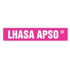  LHASA APSO Street Sign collectable dog lover great gift 