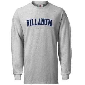  Nike Villanova Wildcats Ash College Classic Long Sleeve T 