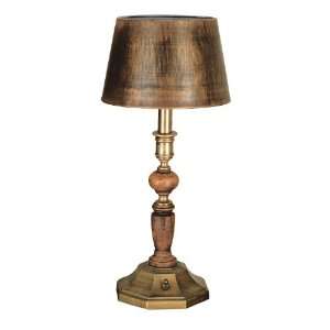    Mario Lamps 03T987 Wood Table Lamp, Antique Brass