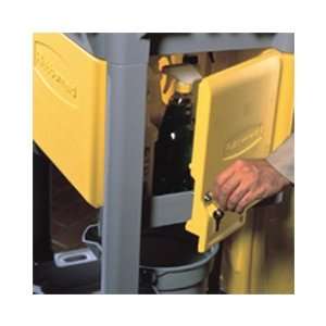  Zippered Vinyl Cleaning Cart Bag in Yellow Office 