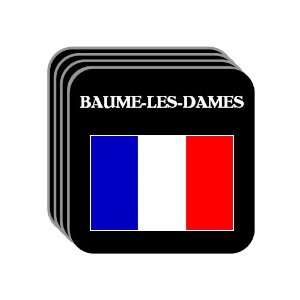 France   BAUME LES DAMES Set of 4 Mini Mousepad Coasters