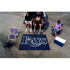 MLB Tampa Bay Rays Tailgate Mat / Area Rug  Sports 
