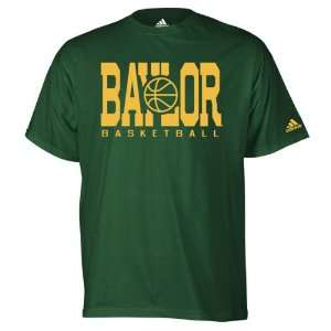  Baylor Bears adidas Dark Green School Initials Basketball 