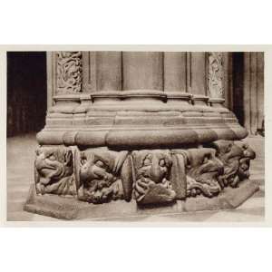  1928 Carving Cathedral Santiago de Compostela Spain 