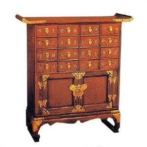  Chinese 16 Drawer Apothecary Chest Furniture & Decor