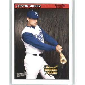 2006 Bazooka Gold Chunks #220 Justin Huber (RC)   Kansas City Royals 