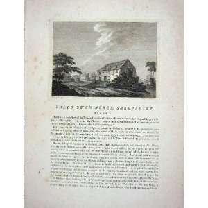   1772 BILDEWAS ABBEY SHROPSHIRE ENGLAND GODFREY PRINT