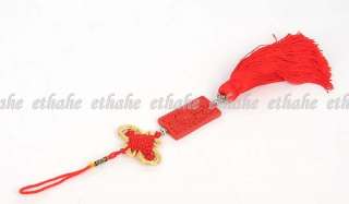 Chinese Knots Tradition Lucky Lotus Tassel Charm E6HL5C  