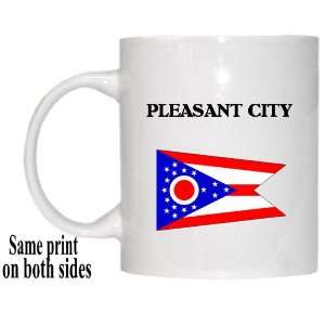    US State Flag   PLEASANT CITY, Ohio (OH) Mug 
