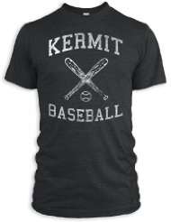Vintage Distressed Kermit Baseball Tri Blend T Shirt
