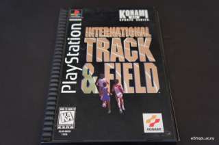 International Track & Field PS1 MINT from collector 083717170105 