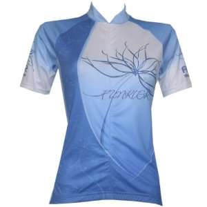  Funkier Blue Womens Bicycle Jersey 
