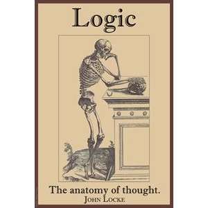 Logic   The Anatomy of Thought   12x18 Framed Print in Black Frame 