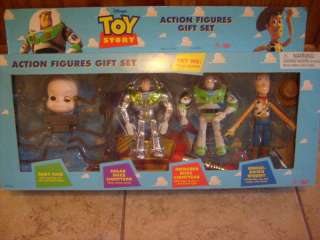 TOY STORY 4 FIGURE GIFT SET RARE 1ST MOVIE BUZZ & WOODY  