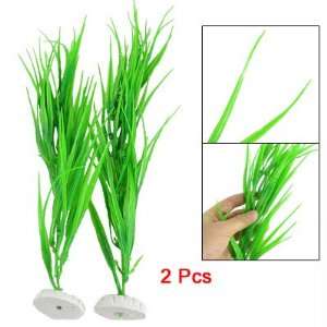   14.2 Length Green Plastic Grass Plants for Fish Tank