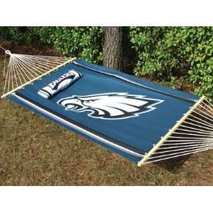   EAGLES FULL SIZE NFL HAMMOCK WITH PILLOW
