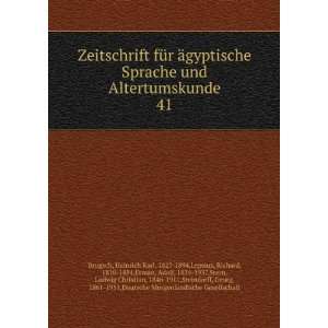  Sprache und Altertumskunde. 41 Heinrich Karl, 1827 1894,Lepsius 