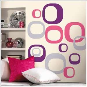  Modern Ovals Peel & Stick Wall Decals Toys & Games