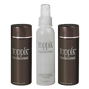 TOPPIK Hair Fiber Black Kit