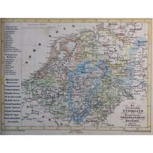    Hoffensberg Map of Northwest Germany (1851)