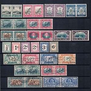 SOUTH AFRICA 1933,1938,B1 4,B9 11 POSTAGE DUE J11 16 MNH,MH 1935 USED 