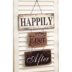 Happily Ever After Metal Wall Sign Patio, Lawn & Garden