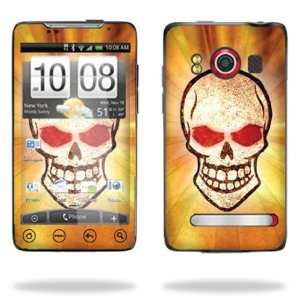   Skin Decal for HTC EVO 4G   Beaming Skull Cell Phones & Accessories