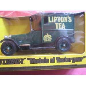 1927 Talbot Van (green) Liptons Tea logo Matchbox Model of Yesteryear 
