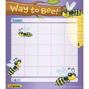   16 Pack EDUPRESS WAY TO BEE INCENTIVE CHART PERSONAL 