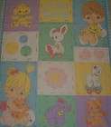 QUILTED BABY BLANKET THROW CRIB INFANT QUILT NURSERY items in 