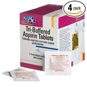 First Aid Only Tri buffered Tablets, 50 2 packs, 100 Count Boxes (Pack 