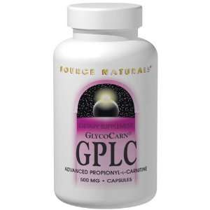  Glycocarn GPLC 500mg, 30 Capsules, Source Naturals Health 