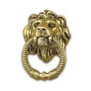  Lion Door Knocker   Brass