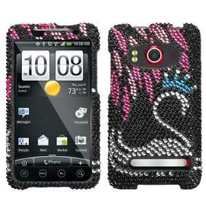   Full Rhinestones Hard Protector Case Cover For HTC Supersonic EVO 4G