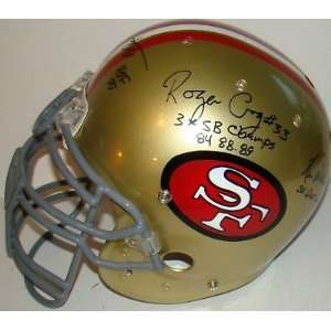 Ronnie Lott Signed Helmet   Wood Willard USC JSA   Autographed NFL 
