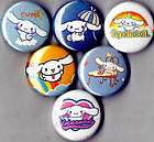 Badtz Maru 6 pins buttons badges sanrio new  