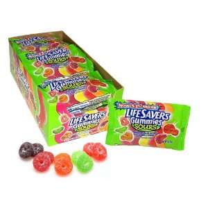 Lifesavers Gummi sour flavor candy pouches   2 oz/pouche, 18 ea