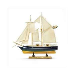  Goelette Blue Wood Schooner