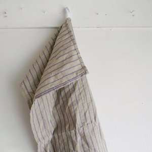   Linen/Cotton Towel   Purple Stripes   Fog Linen Work