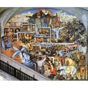 FRAMED oil paintings   Diego Rivera   24 x 20 inches   The 