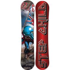  Stepchild Latchkey Reverse Camber Snowboard  148cm Red 
